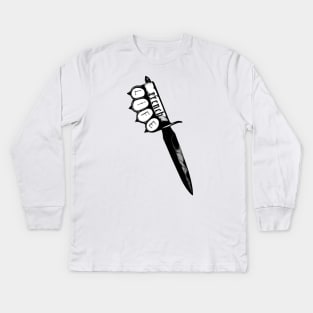 Trench Knife Kids Long Sleeve T-Shirt